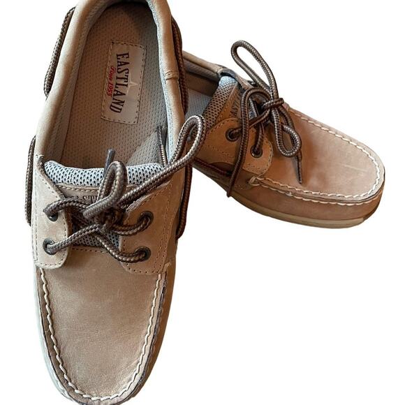 NEW Eastland Boat Shoe Womens 6.5 Preppy Academia Classic Smart Casual Fisherman - Picture 3 of 4